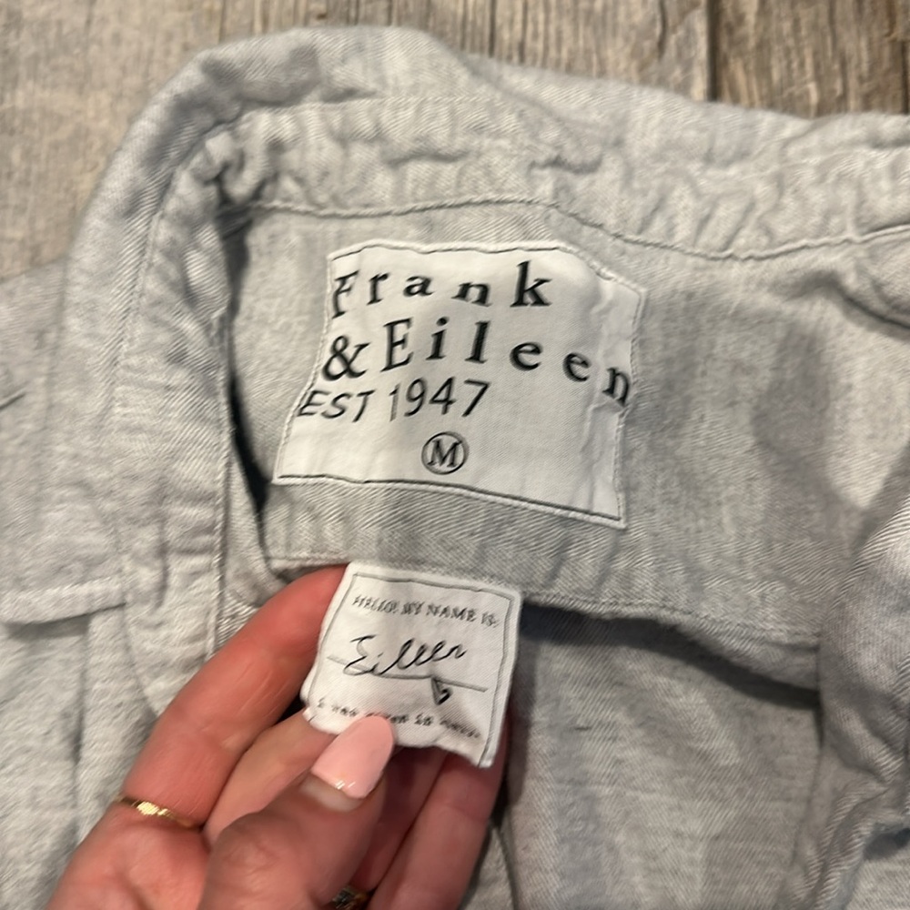 Frank & Eileen Light Gray Button Down Shirt - image 3